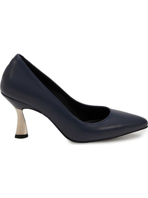 Tergan Lacivert Vegan Kadın Stiletto - K25S1AY68545-Q4H