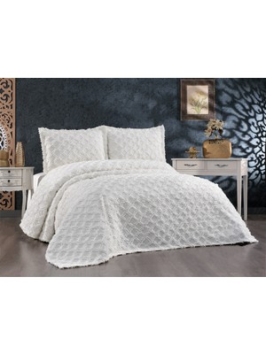 Rani Mobilya Rani Home Çift Kişilik Yatak Örtüsü Seti Krem CC-6253