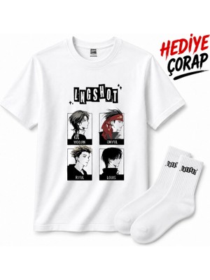 BarsDepo Lngshot Baskılı Tişört, Premıum Kalite Unisex Çocuk / Yetişkin (Çorap Hedıyelı)