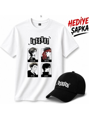 BarsDepo Lngshot Baskılı Tişört, Premıum Kalite Unisex Çocuk / Yetişkin (Şapka Hedıyelı)