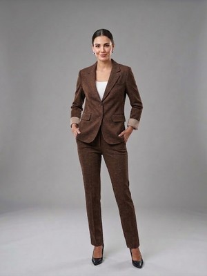 Ekol Melanj Duble Kol Blazer Ceket 4205