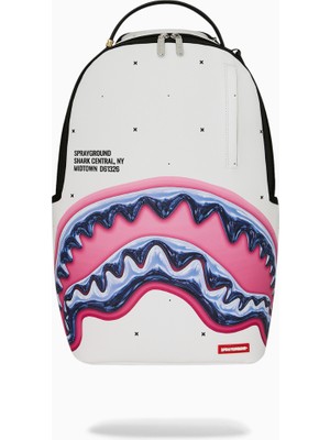 Sprayground Liquid Chrome Shark Central Sırt Çantası