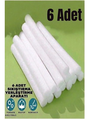 Arife Home Süngerli Çubuk Koltuk Örtüsü Oval Sandalye Kılıfı Sıkıştırma Yerleştirme Kayma Engelleme Aparatı Kokusuz Hafif - Beyazf