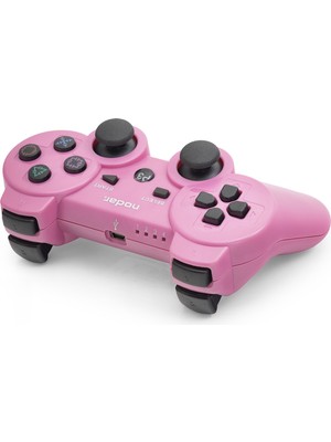 Skygo Gamepad Ps3 Uyumlu - Pembe ND600D