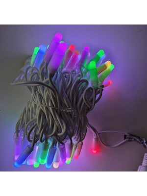 Sunlight Dış Mekan LED Aydınlatma 10M Beyaz Kablo 100L Rgb Kumandalı