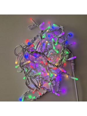 Sunlight Dış Mekan Saçak LED Aydınlatma 2m Beyaz Kablo Rgb Kumandalı