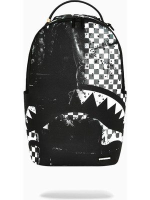 Sprayground Painted Over Check Desenli Sırt Çantası