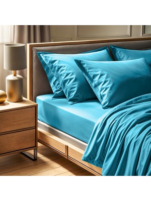 Rani Mobilya Rani Home  Büyük Boy Çarşaf Turkuaz CE-6329