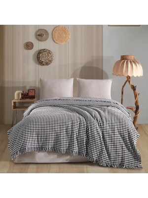 Rani Mobilya Rani Home Çift Kişilik Pike Gri CA-6240