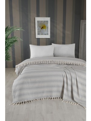 Rani Mobilya Rani Home Çift Kişilik Pike Gri CA-6239