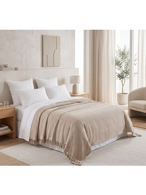 Rani Mobilya Rani Home Çift Kişilik Pike Kapuçino CA-6235