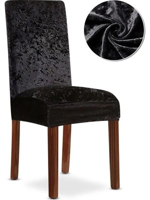 Arife Home  Kaliteli Likralı Kadife Sandalye Örtüsü Yıkanabilir Esnek Sandalye Kılıfı Mutfak Sandalye Örtüsü Sandalye Koruma Tek adet