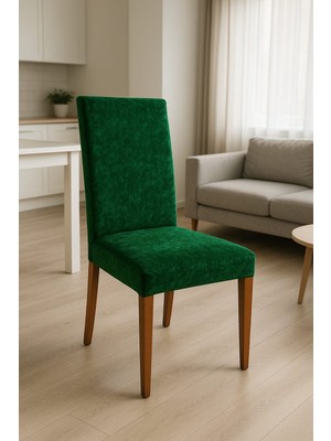 Arife Home  Kaliteli Likralı Kadife Sandalye Örtüsü Yıkanabilir Esnek Sandalye Kılıfı Mutfak Sandalye Örtüsü Sandalye Koruma Tek adet