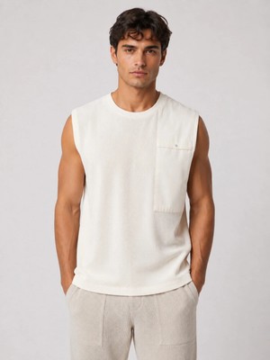 Prolet Premium Waffle Dokulu Kolsuz T-Shirt