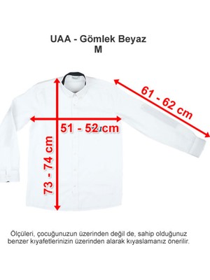 Üsküdar Amerikan Lisesi Gömlek Beyaz M