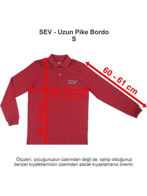 Sev Okulları Uzun Pike Bordo S