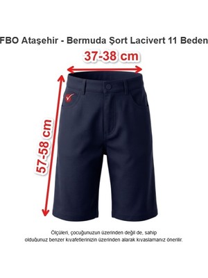 Fbo Ataşehir - Bermuda Şort Lacivert 11 Beden