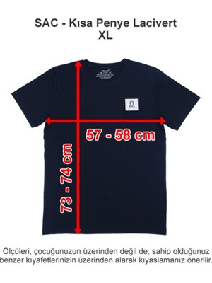 Sev Amerikan Koleji Kısa Penye Lacivert Xl
