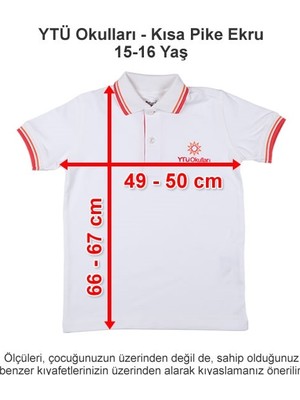 Ytü Okulları - Kısa Pike Ekru 15-16 Yaş