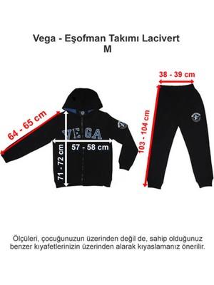Vega Okulları Eşofman Takımı Lacivert M