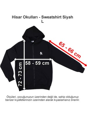 Hisar Okulları Sweatshirt Siyah L
