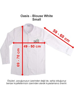 Oasis International School Blouse White S