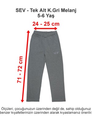 Sev Okulları Tek Alt Koyu Gri Melanj 3 Iplik 5-6 Yaş