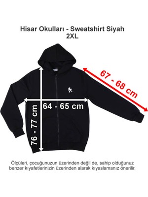 Hisar Okulları Sweatshirt Siyah 2xl