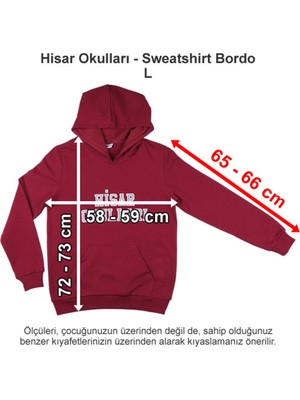 Hisar Okulları Sweatshirt Bordo L