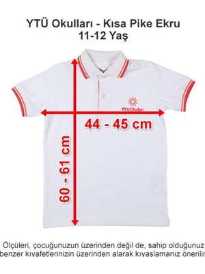 Ytü Okulları - Kısa Pike Ekru 11-12 Yaş