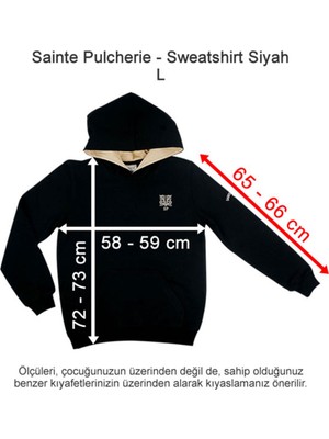 Sainte Pulcherie Sweatshirt Siyah L