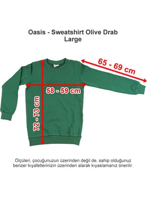 Oasis International School Sweatshirt Olive Drab L