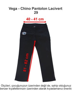 Vega Okulları Chino Pantolon Lacivert 29
