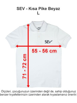 Sev Okulları Kısa Pike Beyaz L