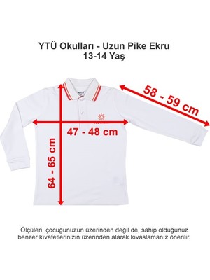 Ytü Okulları - Uzun Pike Ekru 13-14 Yaş