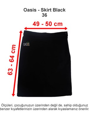 Oasis International School Skirt Black 36