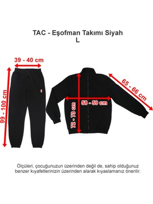 Özel Tarsus Amerikan Koleji Eşofman Takımı Siyah L