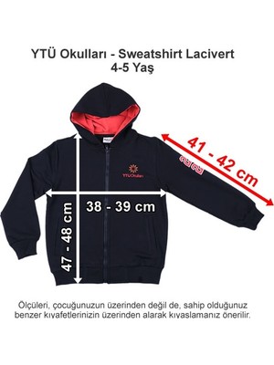 Ytü Okulları - Sweatshirt Lacivert 4-5 Yaş