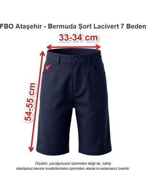 Fbo Ataşehir - Bermuda Şort Lacivert 7 Beden