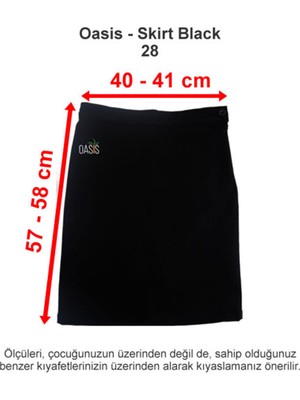 Oasis International School Skirt Black 28