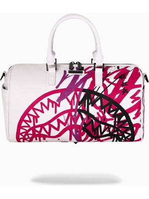 Sprayground Graff Mayhem Rmx Mini Suni Deri Çapraz Askılı Çanta