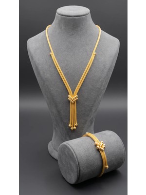 Topaloğlu 8 Ayar Üçgen Dorikalı Altın Kalze Set 10.55 gr