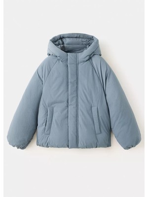 MANGO Kids Kapüşonlu kapitone anorak