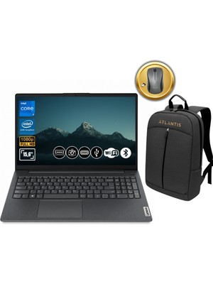 Lenovo V15 G4 Iru Intel Core I7-13620H 16GB 2tb SSD 15.6" Fdos 83A100QMTR A77 Notebook+Çanta&mouse
