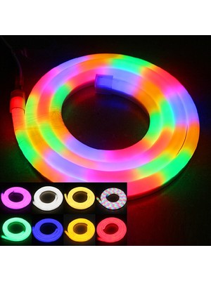 Kirgil Neon LED Rgb Animasyonlu 5 m Çift Taraflı Neon LED