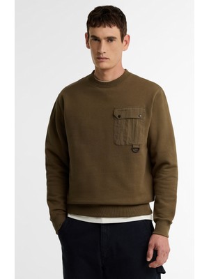 Barbour Pitt Sweatshirt OL78 Beech