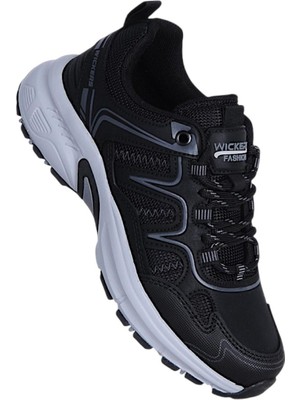 Wickers 2919 Cilt Siyah Kışlık Erkek Çocuk Sneaker Ayakkabı