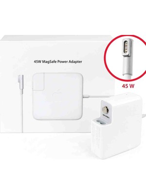 Rohs Apple MacBook Uyumlu 45W Magsafe 1 Şarj Adaptörü (14.5V - 3.1A) L Tipi Muadil
