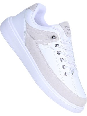 Ayakcenter Racıng 046 Cilt Beyaz Erkek Sneaker Ayakkabı