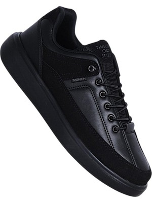 Ayakcenter Racıng 046 Cilt Siyah Erkek Sneaker Ayakkabı